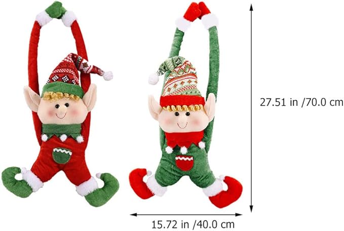 Elfos colgantes de adorno para Navidad