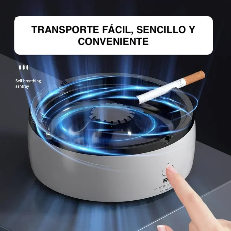 Purificador de aire con cenicero