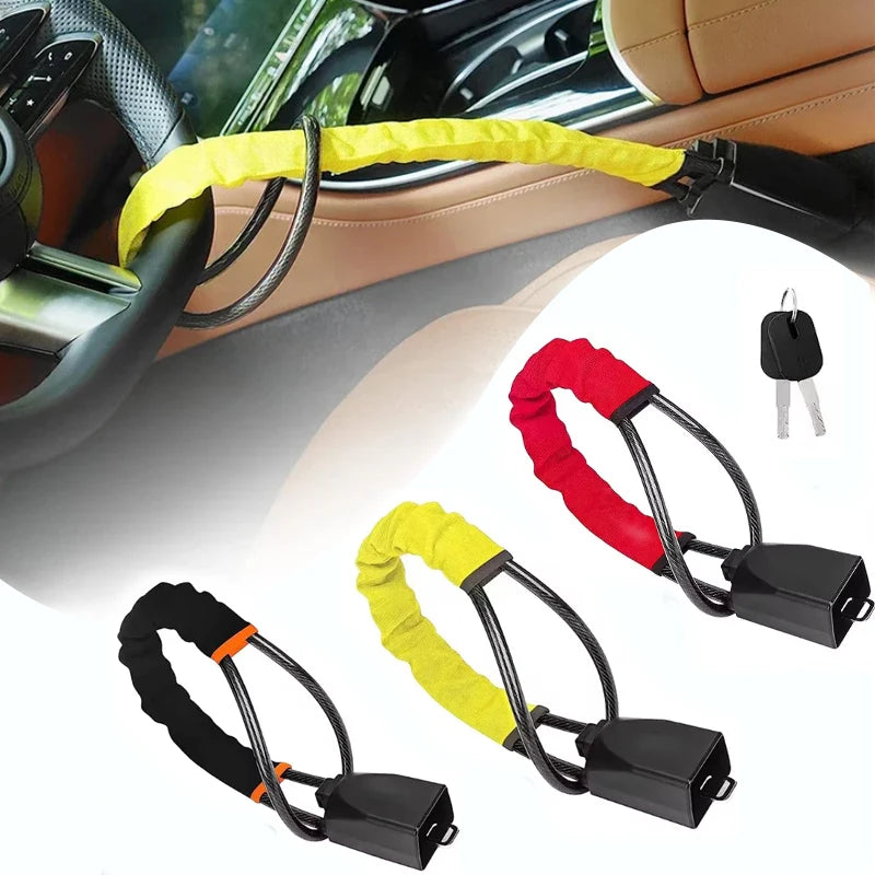 Candado Antirrobo para Volante de Coche