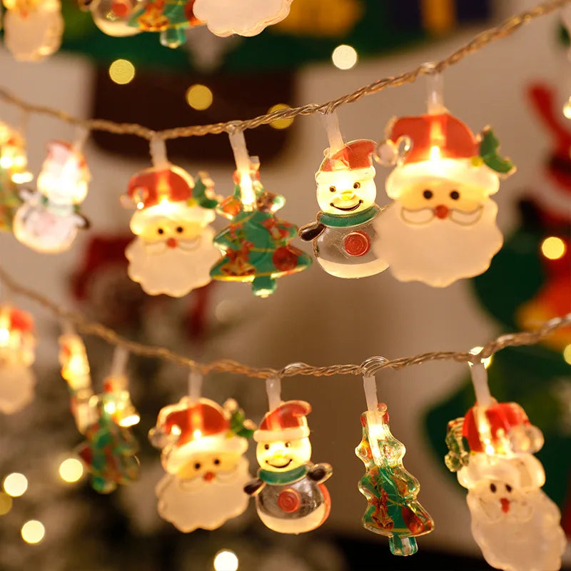 Luces con motivos de Navidad, 6 unidades