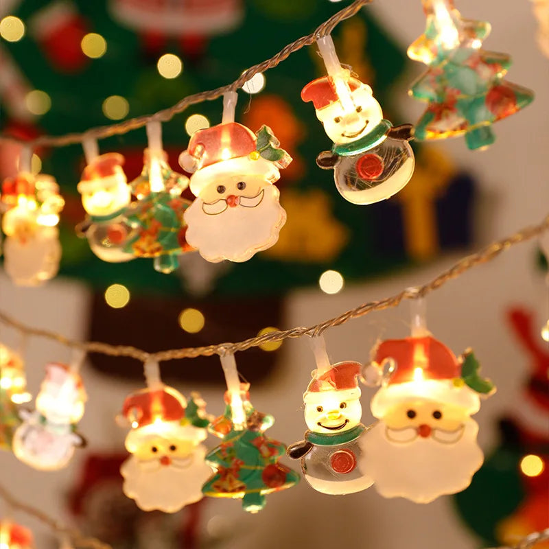 Luces con motivos de Navidad, 6 unidades