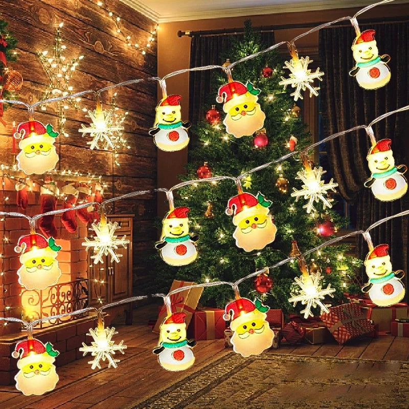 Luces con motivos de Navidad, 6 unidades