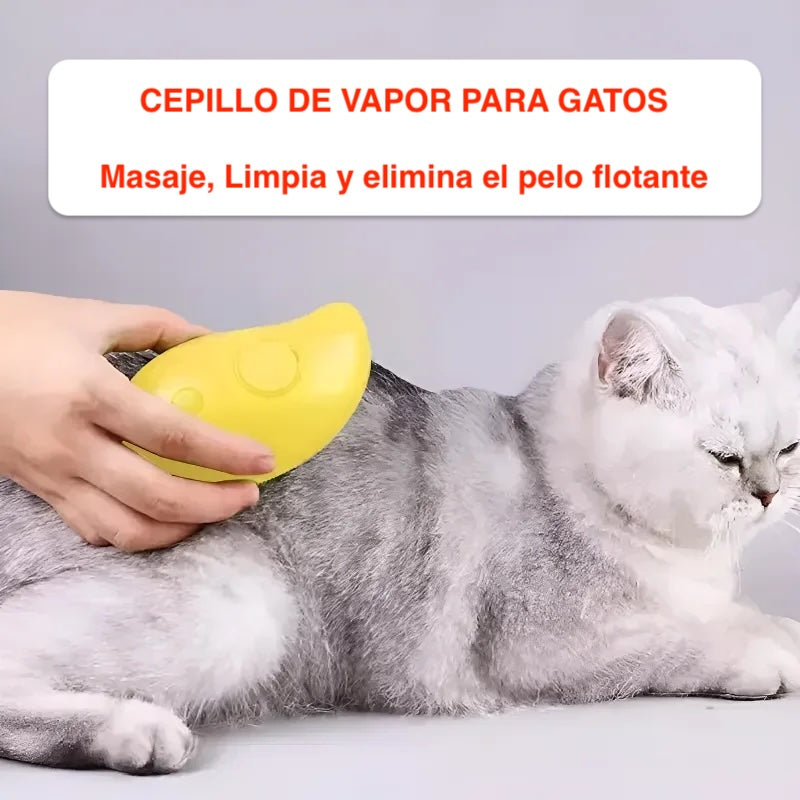 Cepillo para Gatos a Vapor